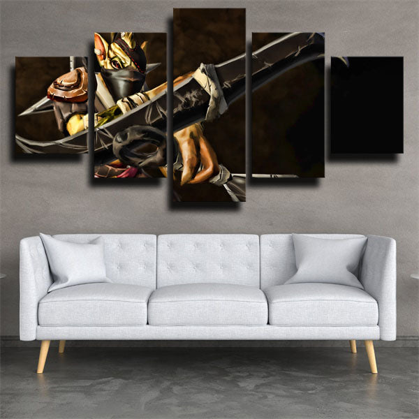 Dota 2 Bounty Hunter Wearing Mask Canvas Wall Art Dota 2 Bounty Hunter Wearing Mask Canvas Wall Art