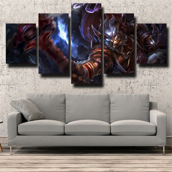 Dota 2 Brewmaster In Fighting Canvas Wall Art