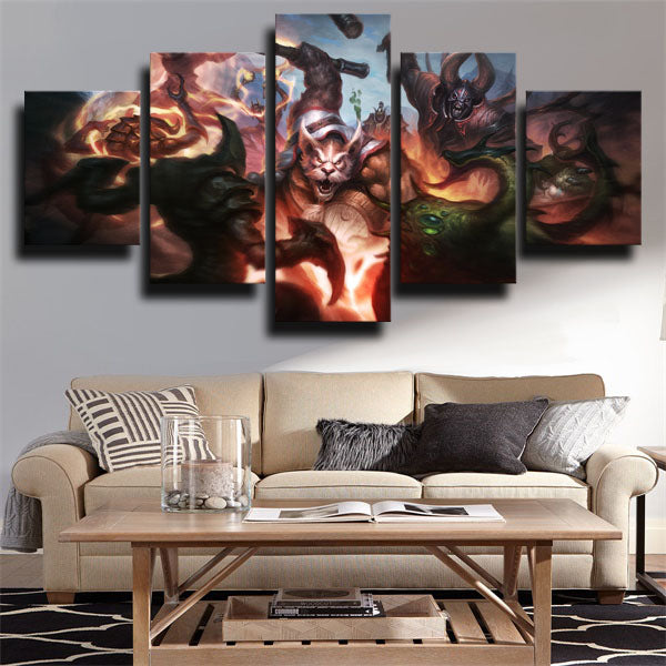 Dota 2 Brewmaster With Ghost Canvas Wall Art Dota 2 Brewmaster With Ghost Canvas Wall Art