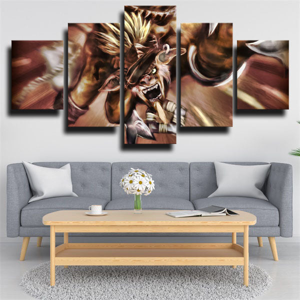 Dota 2 Bristleback With Angry Face Canvas Wall Art