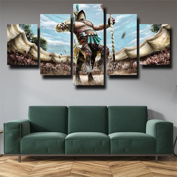 Dota 2 Centaur Warrunner Under The Blue Sky Canvas Wall Art