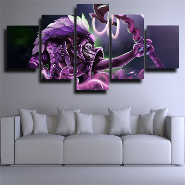 Dota 2 Dazzle Purple Canvas Wall Art