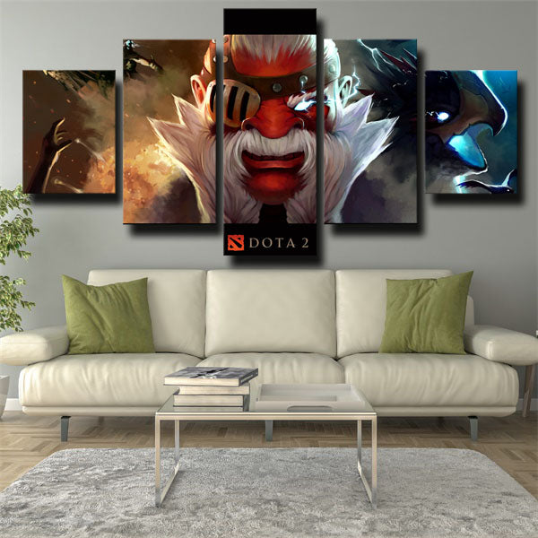 Dota 2 Disruptor Contrast Canvas Wall Art