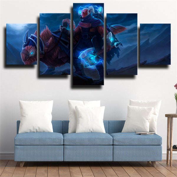 Dota 2 Disruptor Blue Canvas Wall Art Dota 2 Disruptor Blue Canvas Wall Art