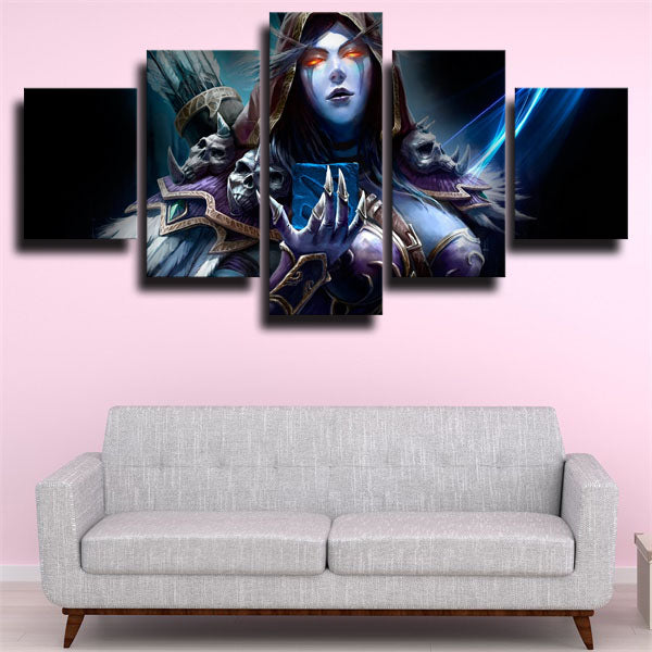 Dota 2 Drow Ranger Goddess Canvas Wall Art