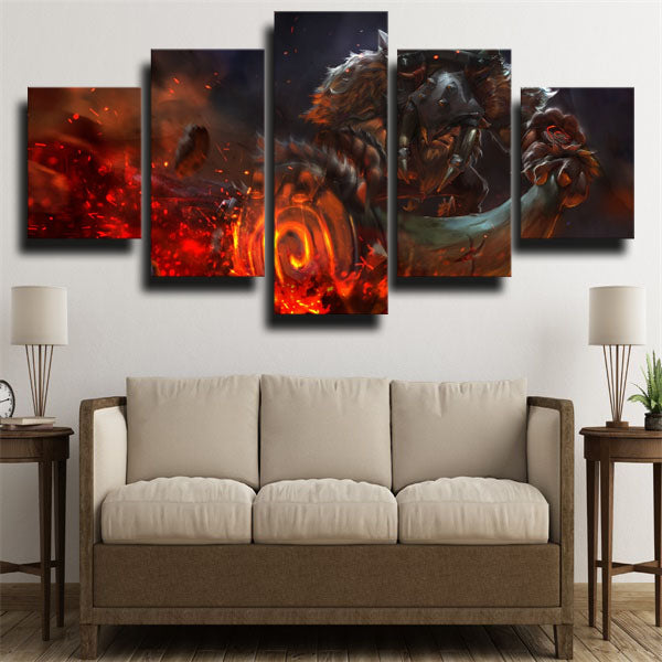 Earthshaker Fire Canvas Wall Art