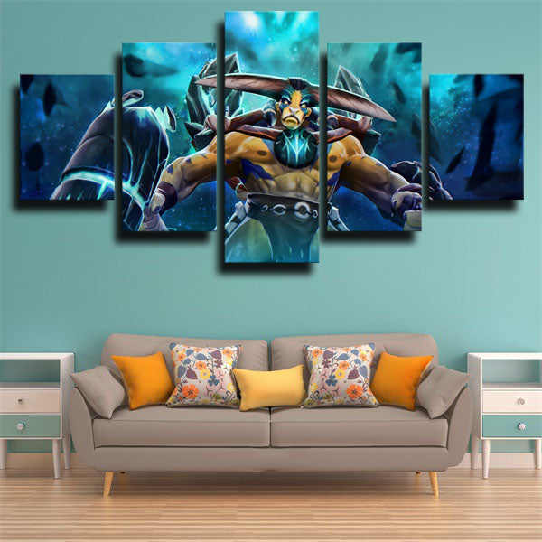 Dota 2 Elder Titan Blue Canvas Wall Art Dota 2 Elder Titan Blue Canvas Wall Art
