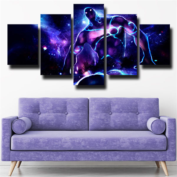 Dota 2 Enigma Purple Black Canvas Wall Art
