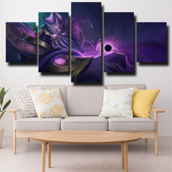 Dota 2 Enigma Purple Dark Canvas Wall Art