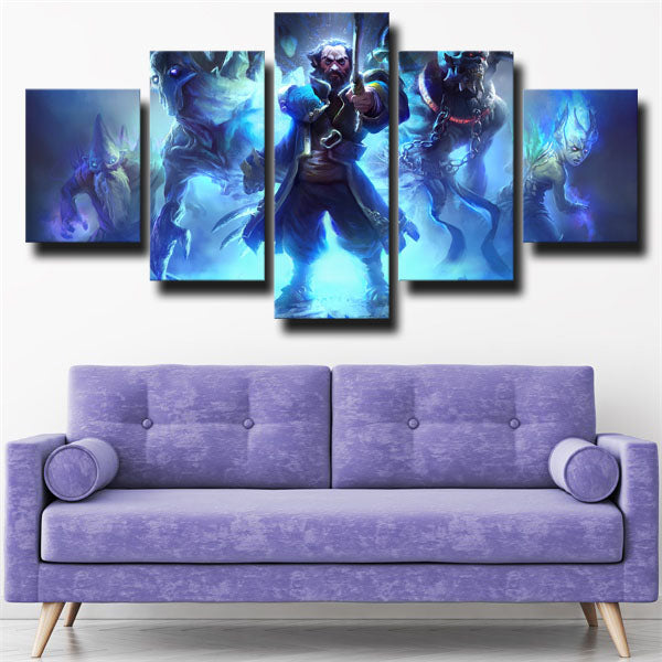 Dota 2 Full Characters Canvas Wall Art
