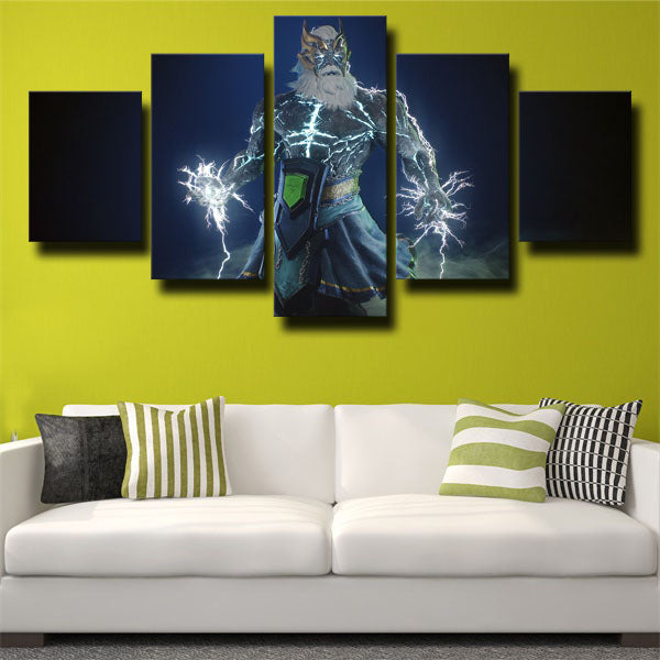 Dota 2 Hero Zeus Canvas Wall Art Dota 2 Hero Zeus Canvas Wall Art