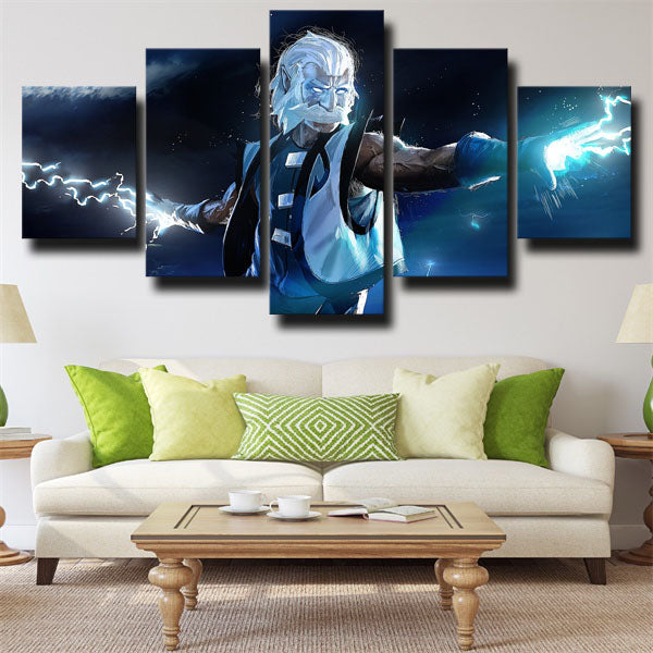 Dota 2 Hero Zeus Canvas Wall Art
