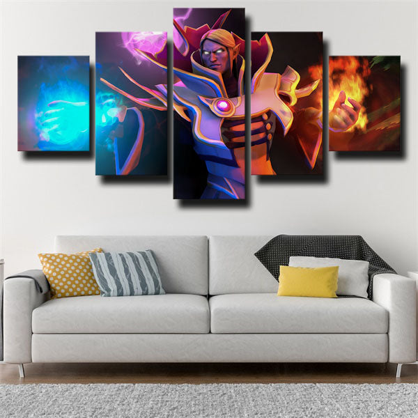 Dota 2 Invoker With Fire And Ice Canvas Wall Art Dota 2 Invoker With Fire And Ice Canvas Wall Art