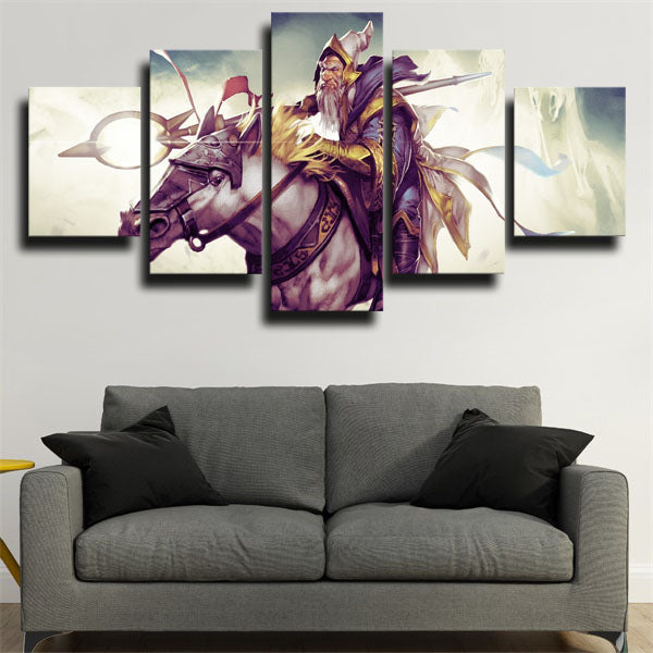 Dota 2 Keeper Of The Light Purple Canvas Wall Art