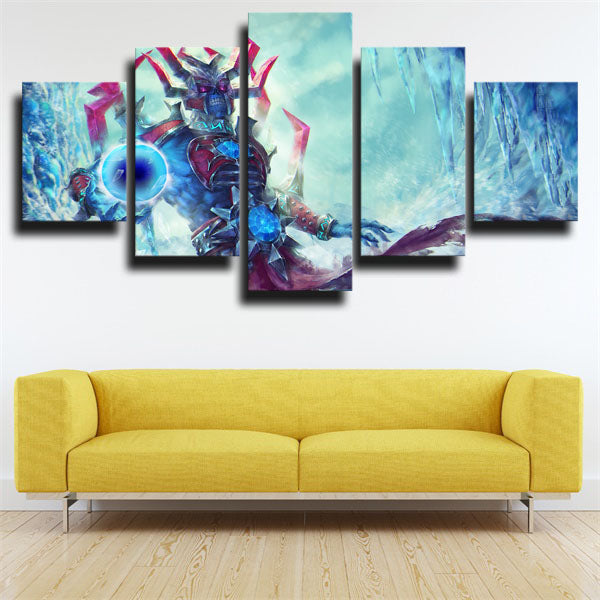 Dota 2 Lich Green Blue Canvas Wall Art Dota 2 Lich Green Blue Canvas Wall Art