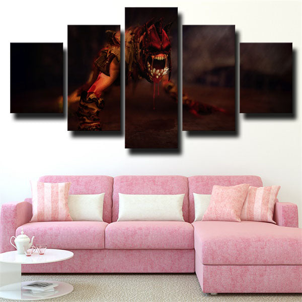 Dota 2 Lifestealer Fight Canvas Wall Art