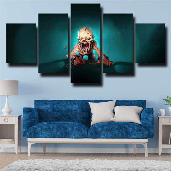 Dota 2 Lifestealer Green Canvas Wall Art