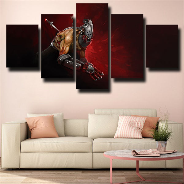 Dota 2 Lifestealer Red Black Canvas Wall Art