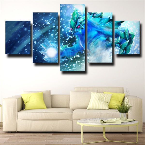 Dota 2 Morphling Ice Canvas Wall Art