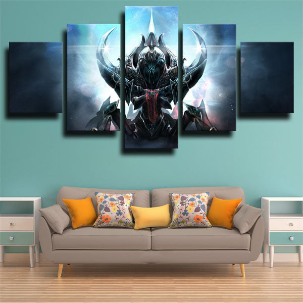 Dota 2 Nyx Assassin Lighting Canvas Wall Art