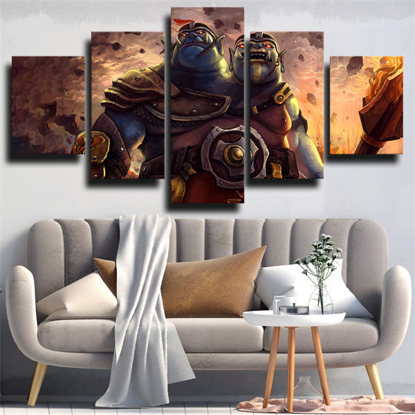 Dota 2 Ogre Magi Canvas Wall Art