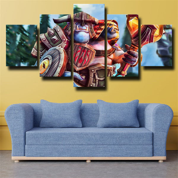 Dota 2 Ogre Magi Christmas Canvas Wall Art