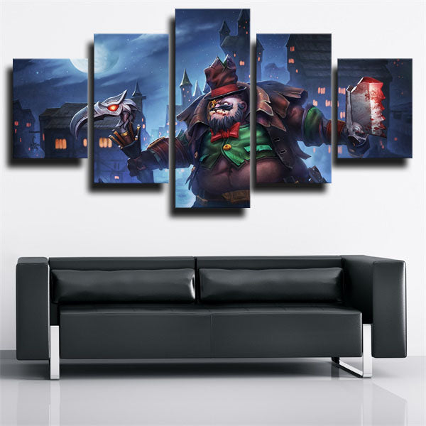 Dota 2 Pudge Canvas Wall Art