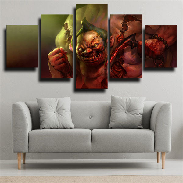 Dota 2 Pudge Portrait Canvas Wall Art Dota 2 Pudge Portrait Canvas Wall Art