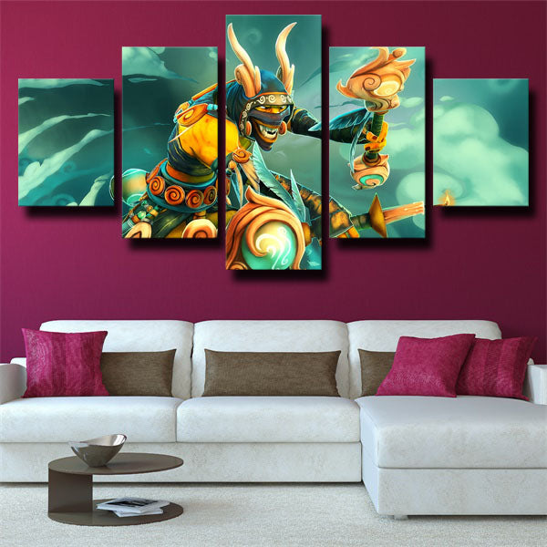 Dota 2 Shadow Shaman Canvas Wall Art