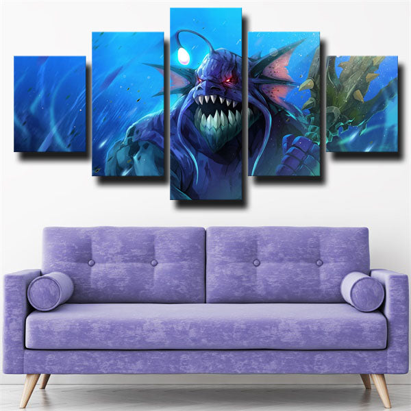 Dota 2 Slardar Canvas Wall Art