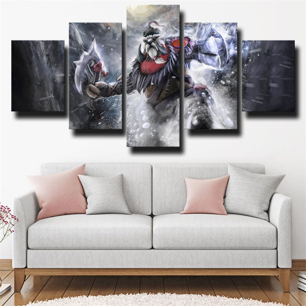 Dota 2 Tusk Canvas Wall Art