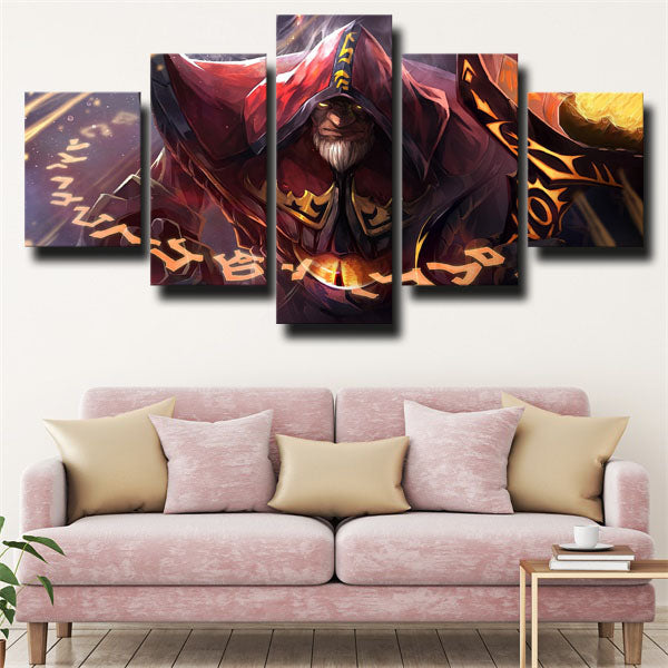 Dota 2 Warlock Canvas Wall Art