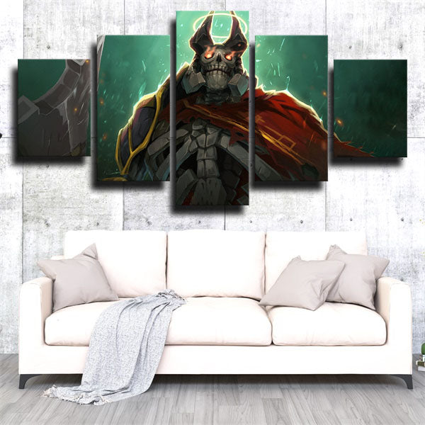 Dota 2 Wraith King Canvas Wall Art