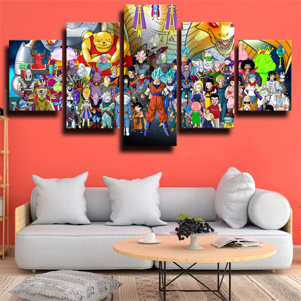 Dragon Ball All Characters Canvas Wall Art