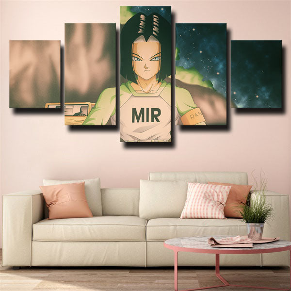 Dragon Ball Android 17 Fade Canvas Wall Art Dragon Ball Android 17 Fade Canvas Wall Art