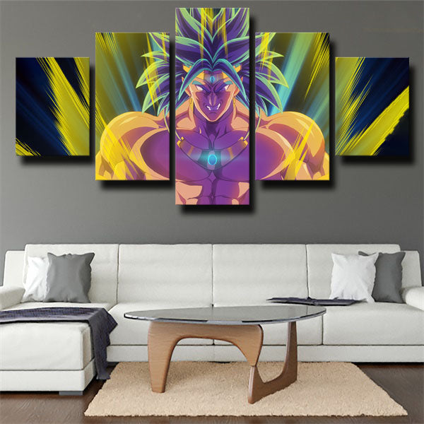 Dragon Ball Angry Broly Canvas Wall Art