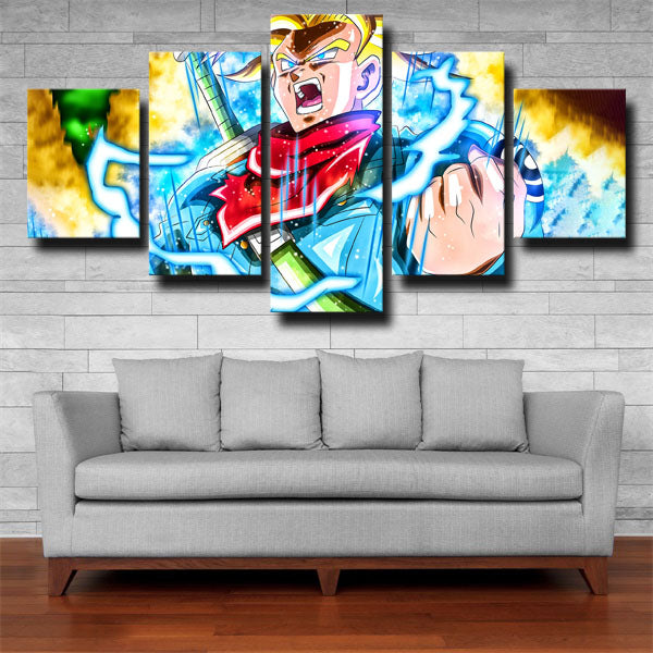 Dragon Ball Angry Trunks Canvas Wall Art