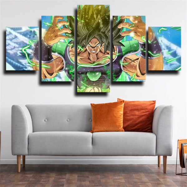 Dragon Ball Broly Angry Hair Canvas Wall Art