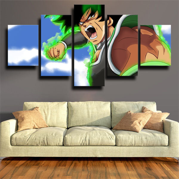 Dragon Ball Broly Roar Canvas Wall Art