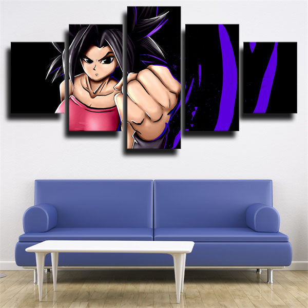 Dragon Ball Caulifla Black Canvas Wall Art Dragon Ball Caulifla Black Canvas Wall Art