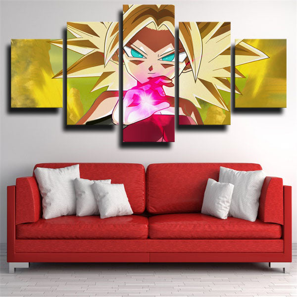 Dragon Ball Caulifla Yellow Background Canvas Wall Art Dragon Ball Caulifla Yellow Background Canvas Wall Art