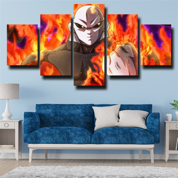 Dragon Ball Fire Jiren Canvas Wall Art