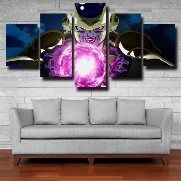 Dragon Ball Freeza Purple Ball Canvas Wall Art