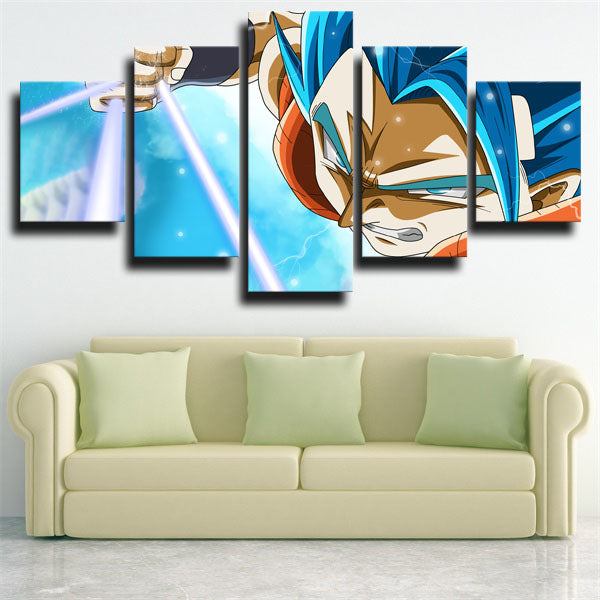 Dragon Ball Gogeta Blue Canvas Wall Art