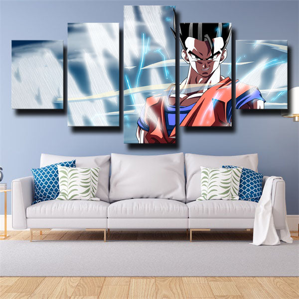 Dragon Ball Gohan Thunder Canvas Wall Art
