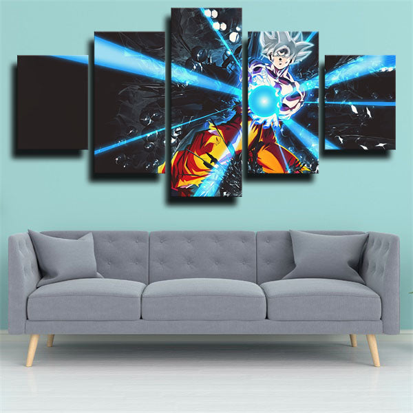 Dragon Ball Goku Shock Wave Canvas Wall Art