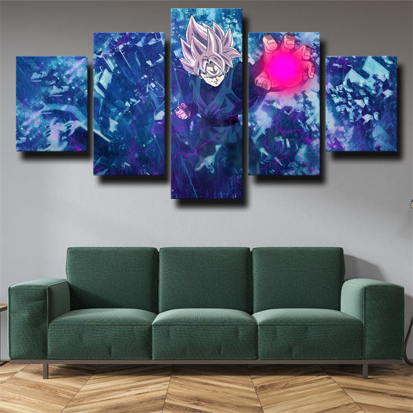 Dragon Ball Goku Shock Wave Canvas Wall Art