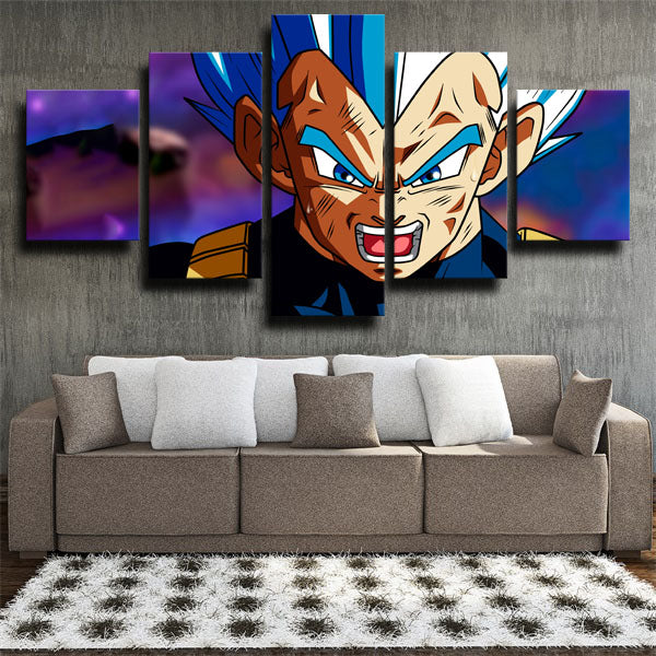 Dragon Ball Hurt Vegeta Canvas Wall Art