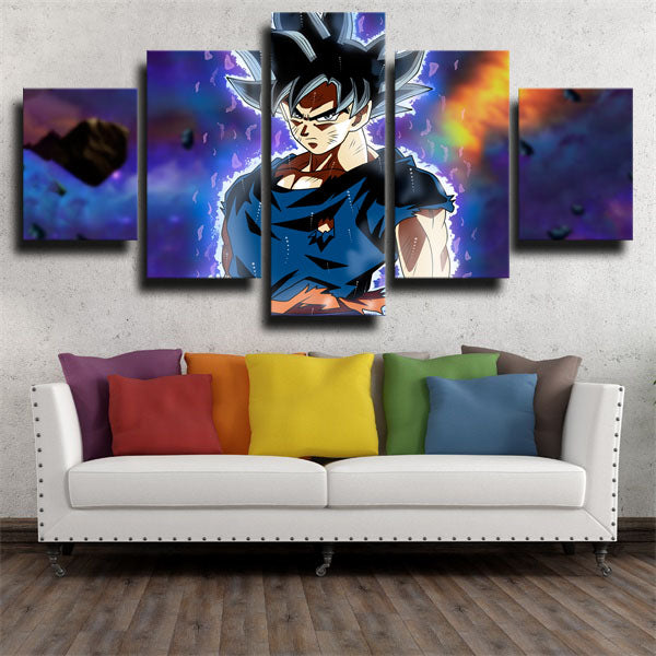 Dragon Ball Purple Son Goku Canvas Wall Art
