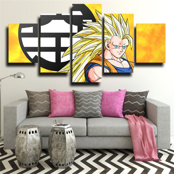 Dragon Ball Super Saiyan Son Goku Canvas Wall Art